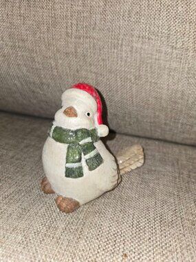 Cracker Barrel Wookland Cristmas Winter Glitter Bird